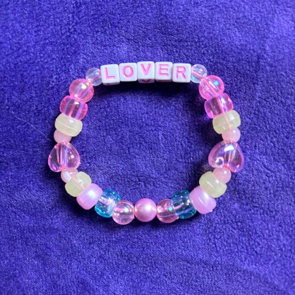 Handmade Taylor Swift Lover Beaded Bracelet